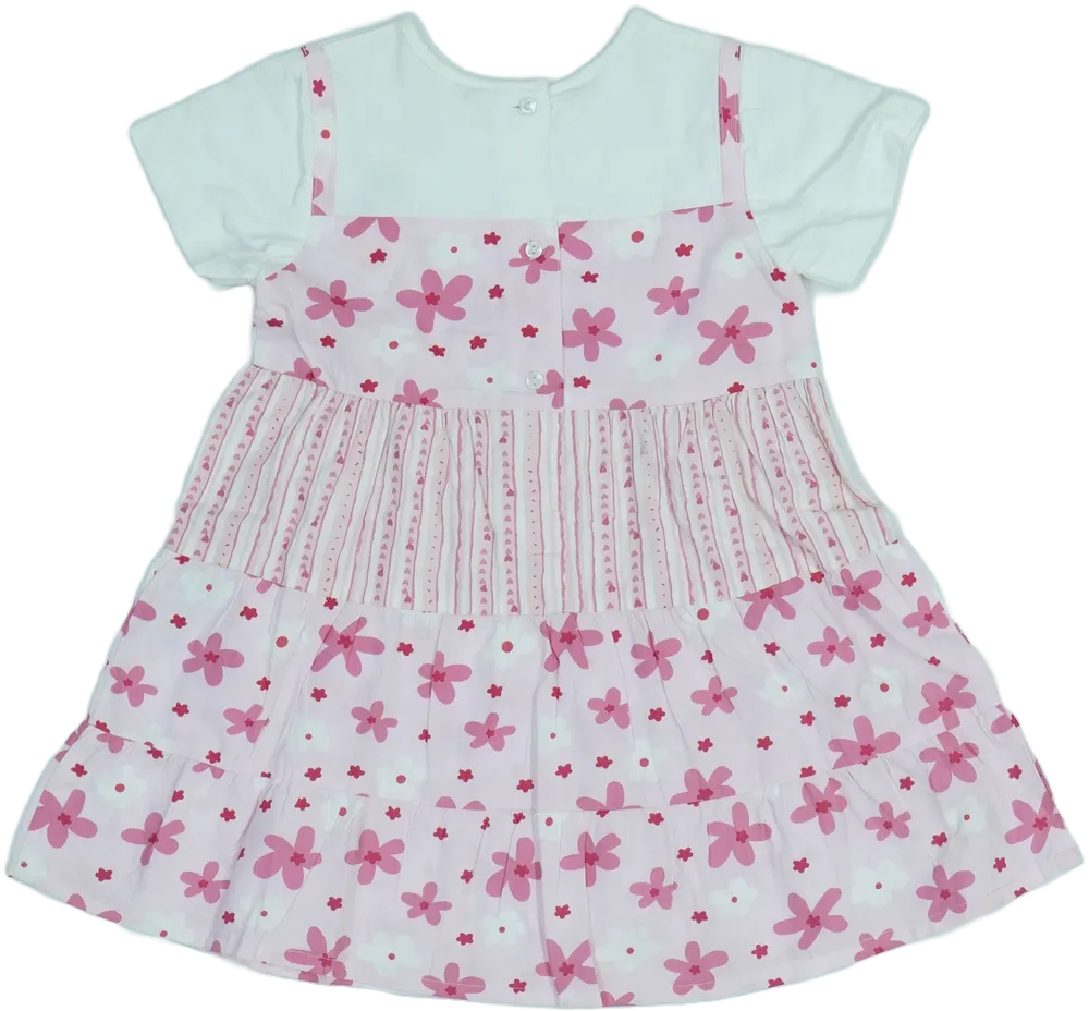 Rózsaszín Smile Ruha EU 92 / UK 2 év / US 2T