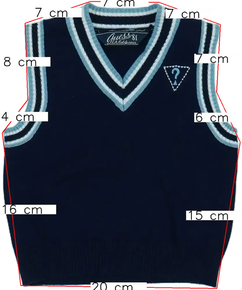 Kék Guess Mellény EU 68 / UK 3-6 hónap / US 3-6 hónap