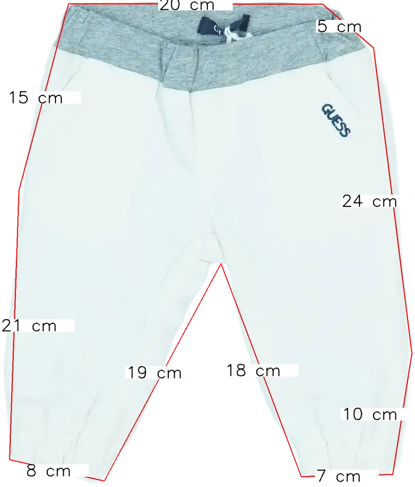 Fehér Guess Hosszúnadrág EU 68 / UK 3-6 hónap / US 3-6 hónap