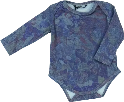 Lila Guess Hosszú ujjú body EU 62 / UK 0-3 hónap / US 0-3 hónap