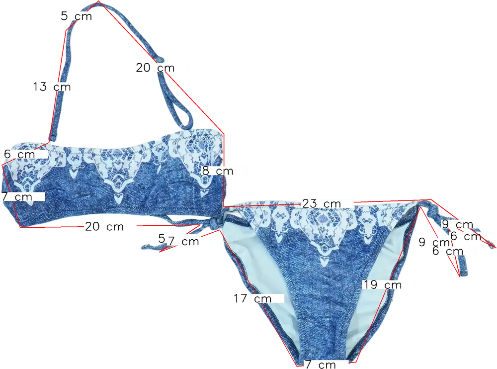 Többszínű Guess Bikini EU 140 / UK 10 év / US 10 év/L