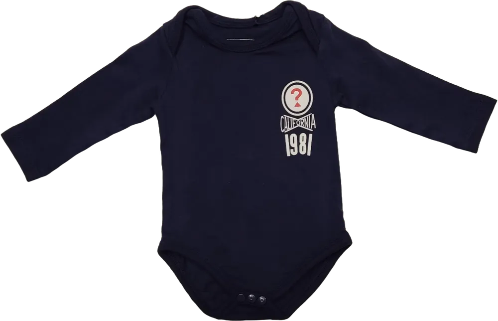 Kék Guess Hosszú ujjú body EU 68 / UK 3-6 hónap / US 3-6 hónap