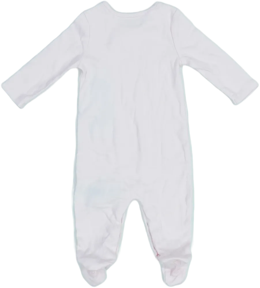 Rózsaszín Guess Hosszú ujjú rugdalózó EU 62 / UK 0-3 hónap / US 0-3 hónap