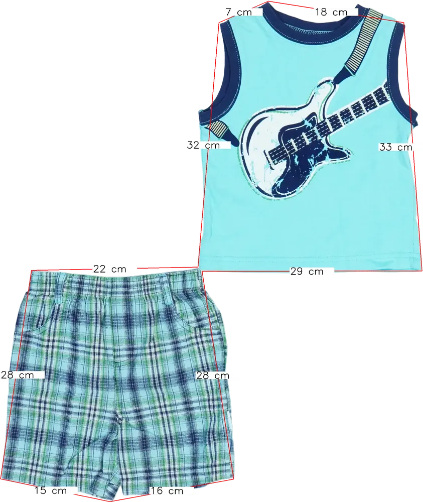 Multicoloured Vitamin Kids 2-piece set - Top &amp; Bottom EU 86 / UK 12-18 months / US 18 months