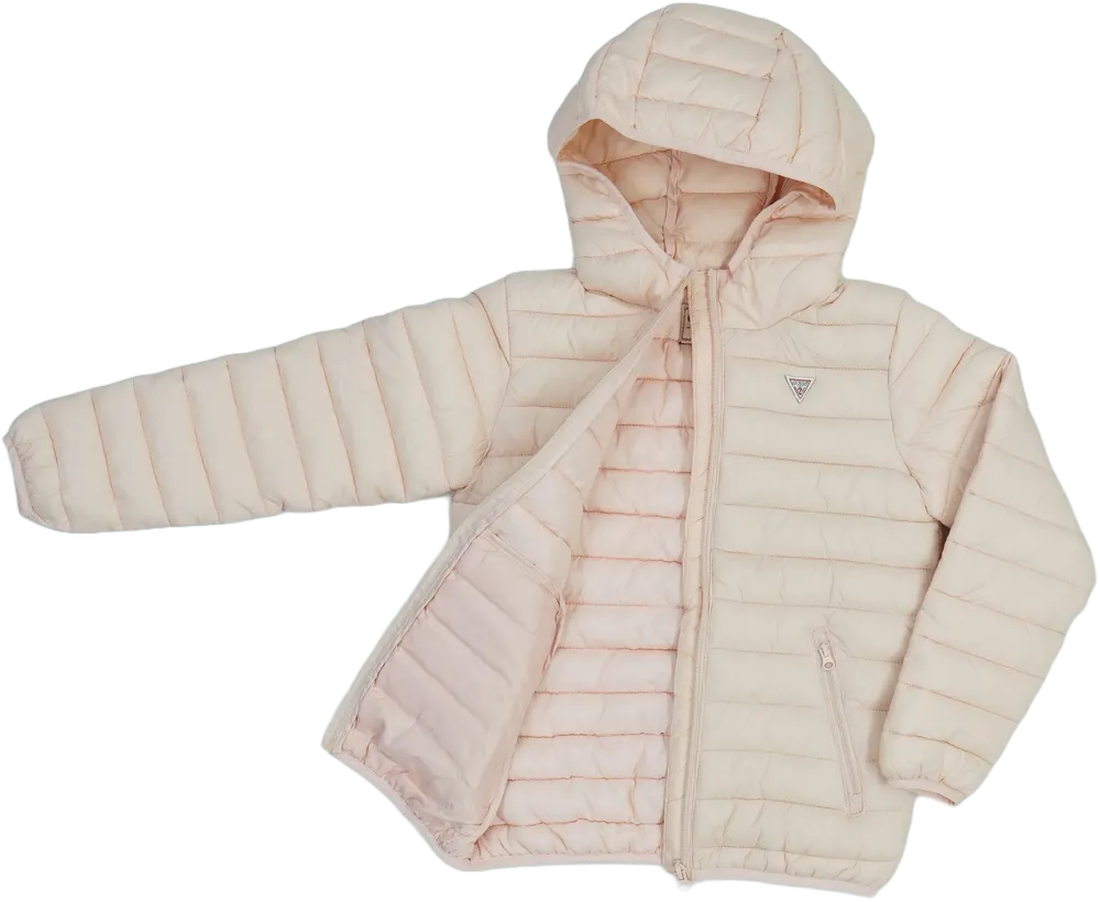 Rózsaszín Guess Átmeneti kabát EU 122 / UK 7 év / US 7 év/M