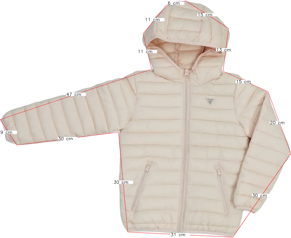 Rózsaszín Guess Átmeneti kabát EU 122 / UK 7 év / US 7 év/M