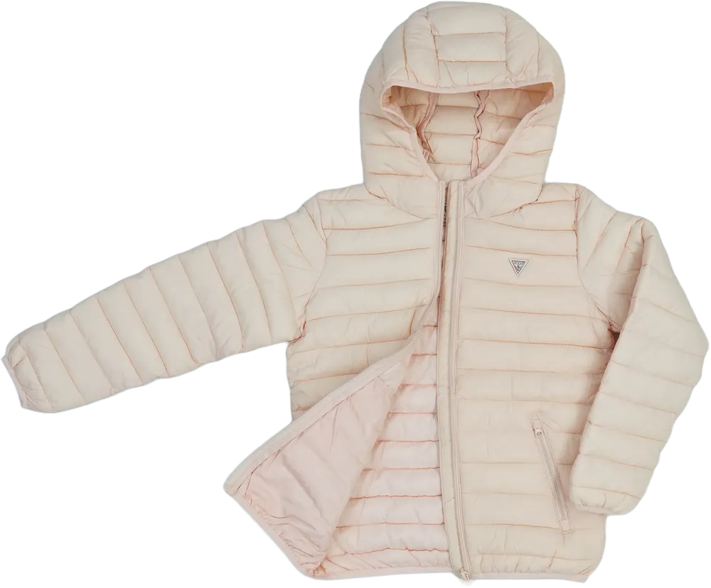 Rózsaszín Guess Átmeneti kabát EU 128 / UK 8 év / US 8 év/M