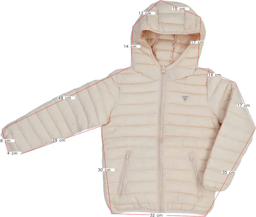 Rózsaszín Guess Átmeneti kabát EU 128 / UK 8 év / US 8 év/M