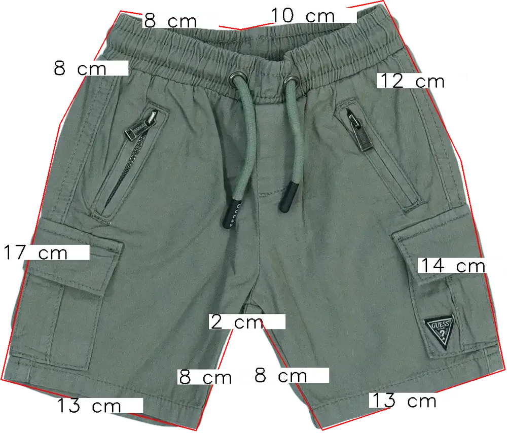 Zöld Guess Rövidnadrág EU 74 / UK 6-9 hónap / US 6-9 hónap