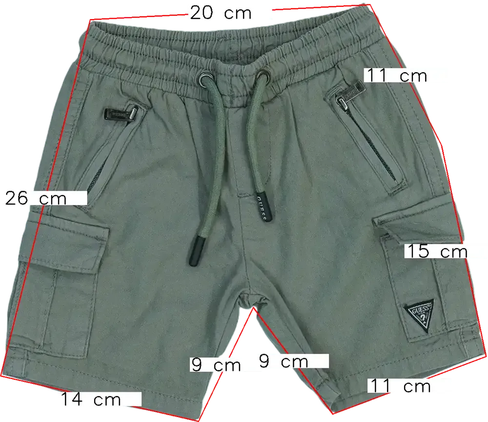 Zöld Guess Rövidnadrág EU 80 / UK 9-12 hónap / US 12 hónap