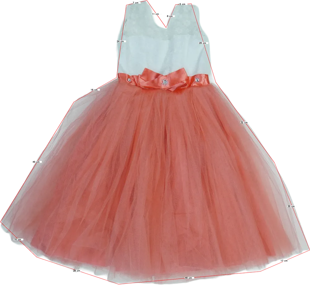 Rózsaszín Runway Ruha EU 110 / UK 5 év / US 5 év/XS