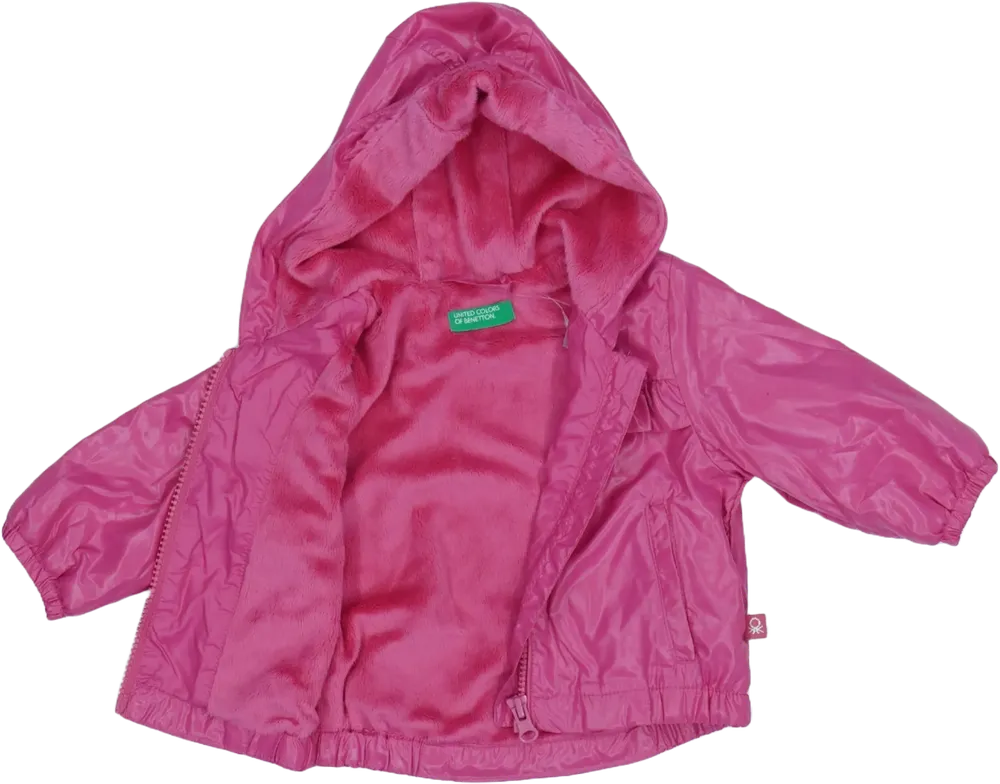 Rózsaszín Benetton Esőkabát EU 68 / UK 3-6 hónap / US 3-6 hónap