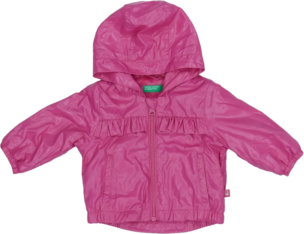 Rózsaszín Benetton Esőkabát EU 68 / UK 3-6 hónap / US 3-6 hónap