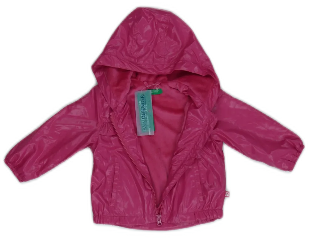 Rózsaszín Benetton Esőkabát EU 86 / UK 12-18 hónap / US 18 hónap