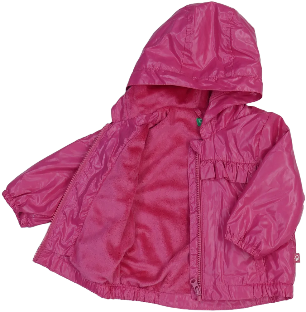 Rózsaszín Benetton Esőkabát EU 74 / UK 6-9 hónap / US 6-9 hónap