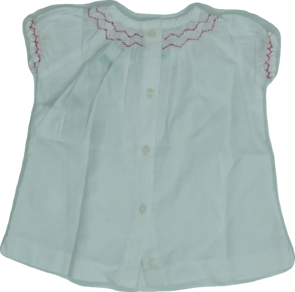 Fehér Benetton Blúz EU 62 / UK 0-3 hónap / US 0-3 hónap