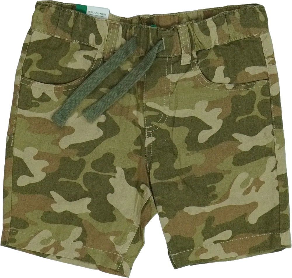 Terepszínű Benetton Rövidnadrág EU 116 / UK 6 év / US 6 év/S
