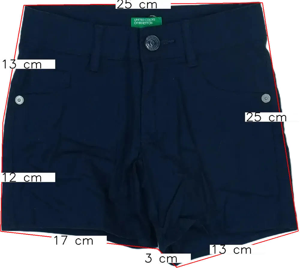 Kék Benetton Rövidnadrág EU 98 / UK 3 év / US 3T