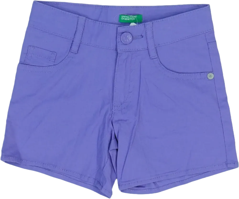 Lila Benetton Rövidnadrág EU 104 / UK 4 év / US 4T/XS