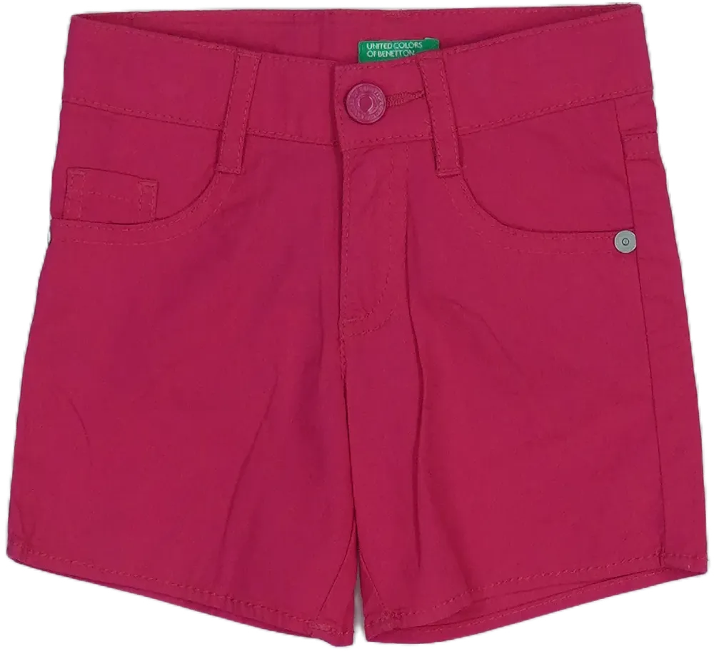 Rózsaszín Benetton Rövidnadrág EU 80 / UK 9-12 hónap / US 12 hónap