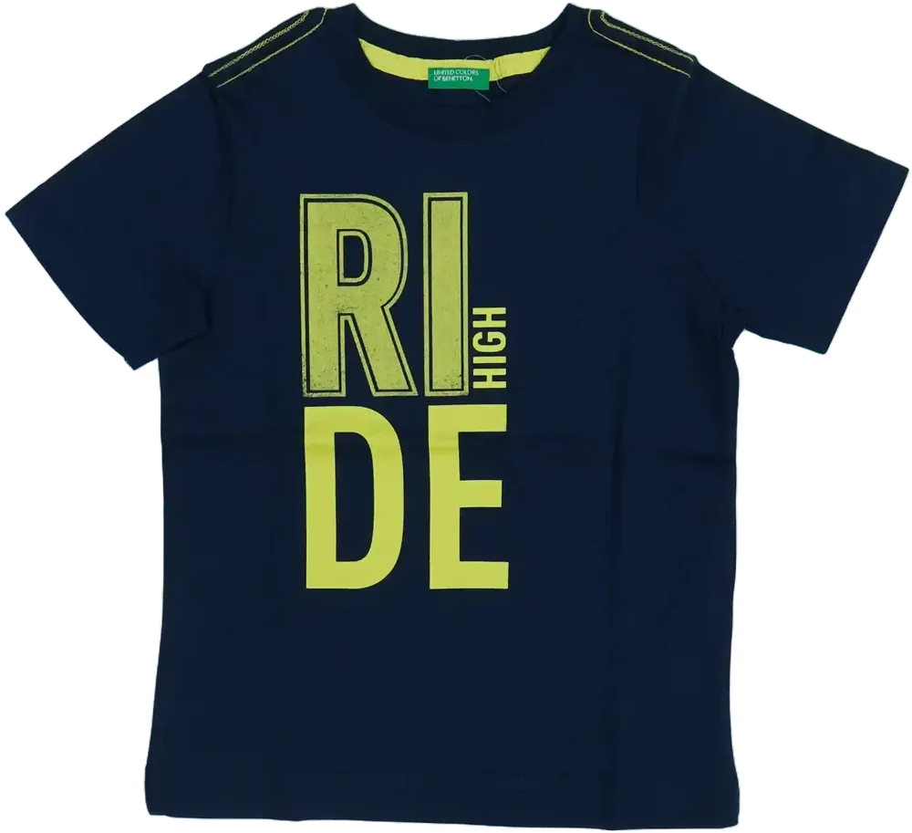 Kék Benetton Póló EU 104 / UK 4 év / US 4T/XS