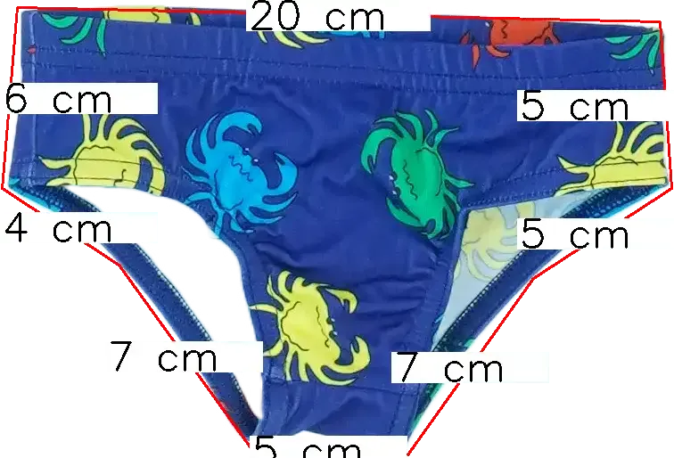 Kék Benetton Fürdőnadrág EU 74 / UK 6-9 hónap / US 6-9 hónap