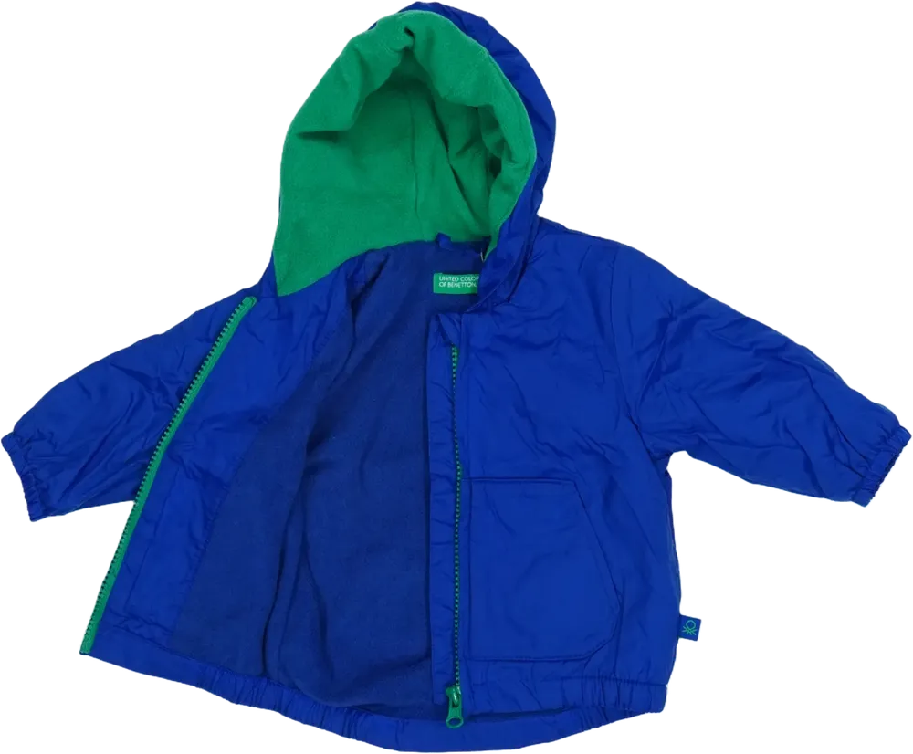 Kék Benetton Átmeneti kabát EU 62 / UK 0-3 hónap / US 0-3 hónap