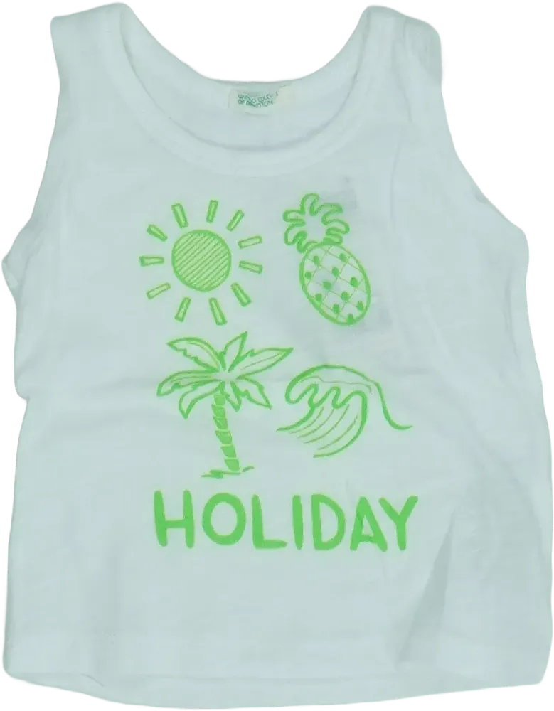 Fehér Benetton Fiú / Férfi atléta EU 62 / UK 0-3 hónap / US 0-3 hónap