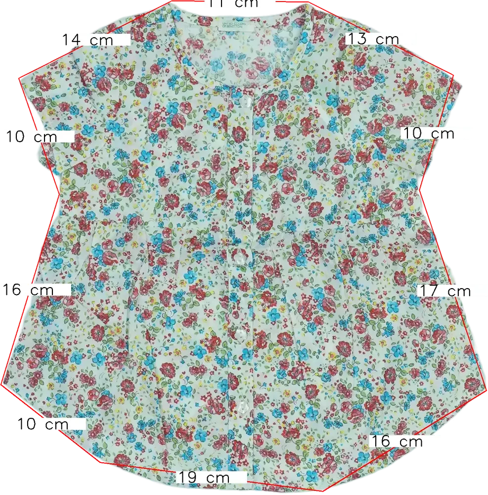 Fehér Benetton Tunika EU 80 / UK 9-12 hónap / US 12 hónap