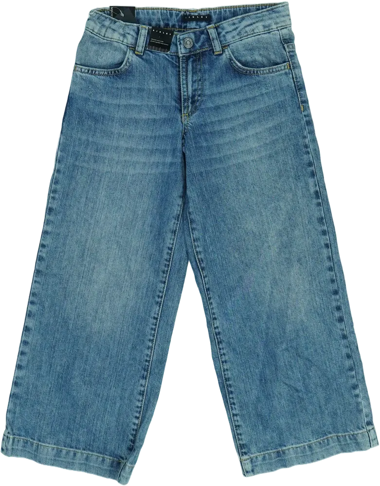 Kék Sisley Farmernadrág EU 128 / UK 8 év / US 8 év/M