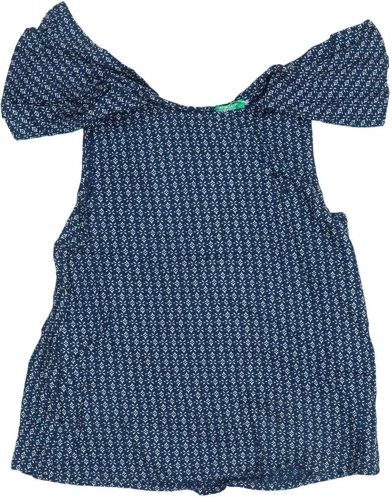 Kék Benetton Blúz EU 128 / UK 8 év / US 8 év/M