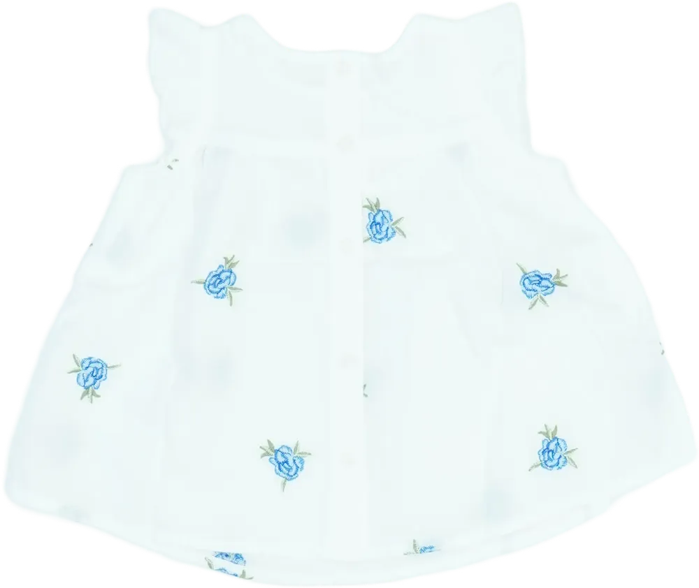 Fehér Benetton Póló EU 74 / UK 6-9 hónap / US 6-9 hónap