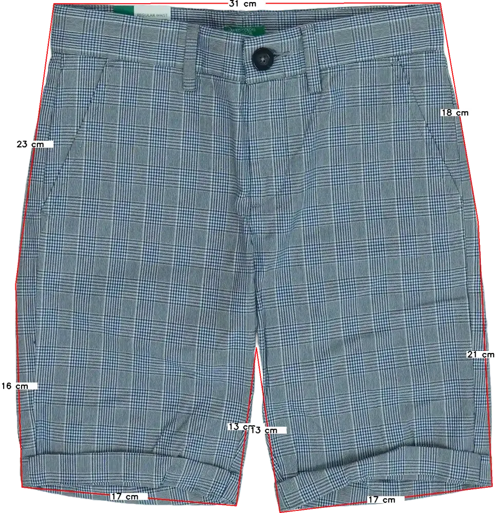 Kék Benetton Rövidnadrág EU 116 / UK 6 év / US 6 év/S