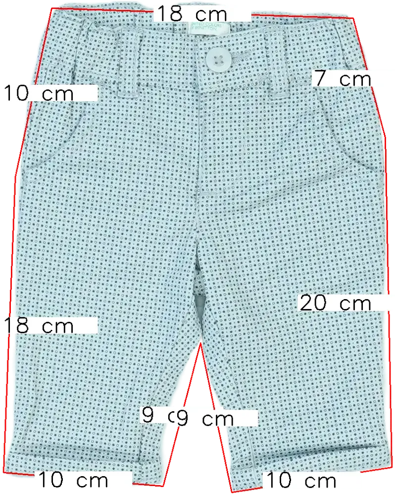 Szürke Benetton Hosszúnadrág EU 56 / UK Újszülött / US Újszülött