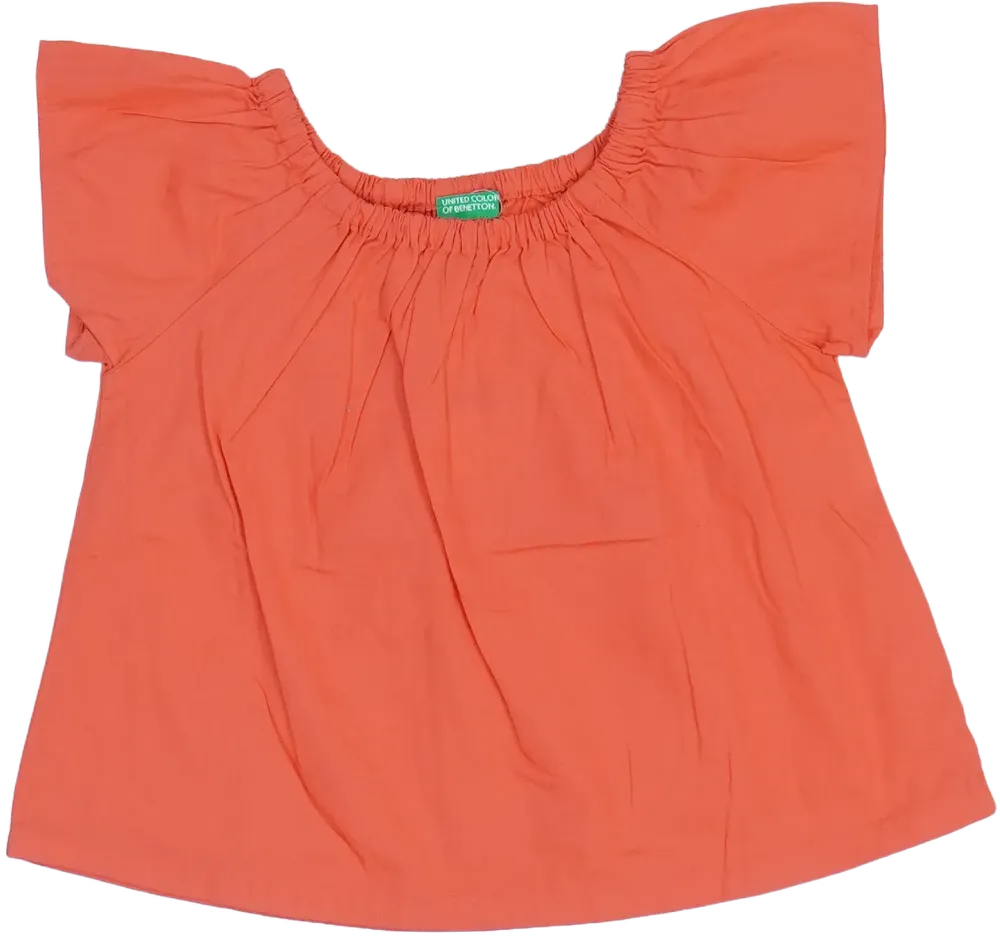 Piros Benetton Blúz EU 86 / UK 12-18 hónap / US 18 hónap