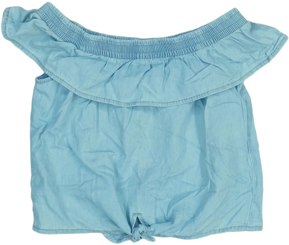 Kék Benetton Blúz EU 128 / UK 8 év / US 8 év/M