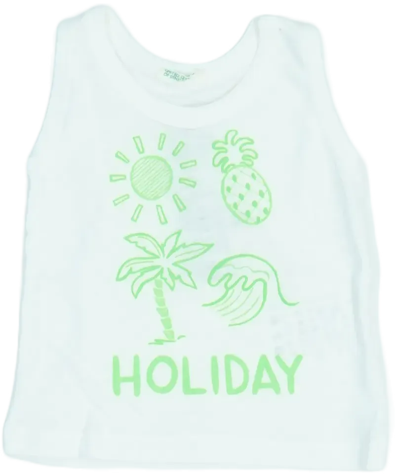 Fehér Benetton Fiú / Férfi atléta EU 56 / UK Újszülött / US Újszülött