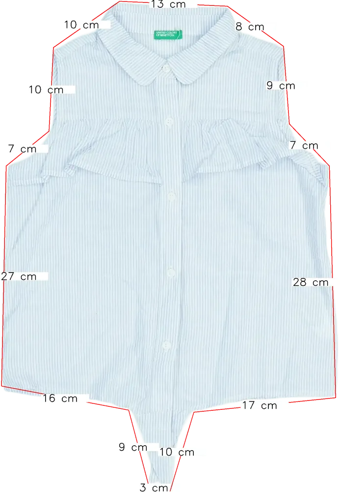 Lila Benetton Blúz EU 134 / UK 9 év / US 9 év/L