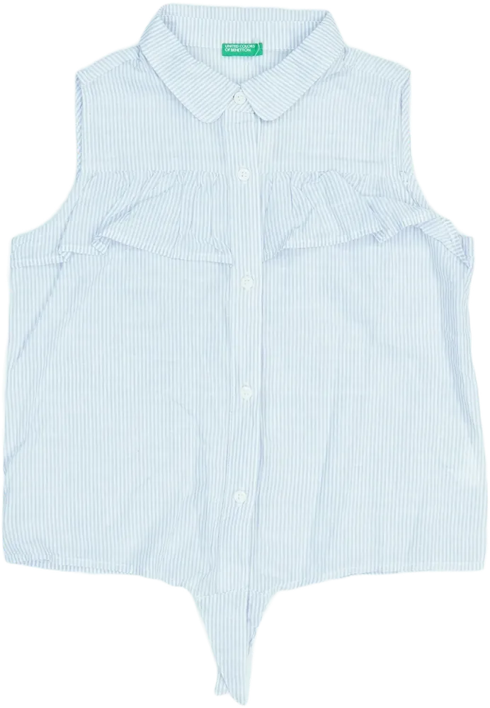 Lila Benetton Blúz EU 134 / UK 9 év / US 9 év/L