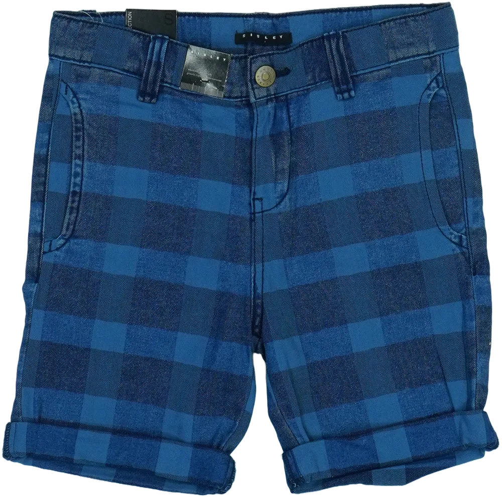 Kék Sisley Rövidnadrág EU 122 / UK 7 év / US 7 év/M