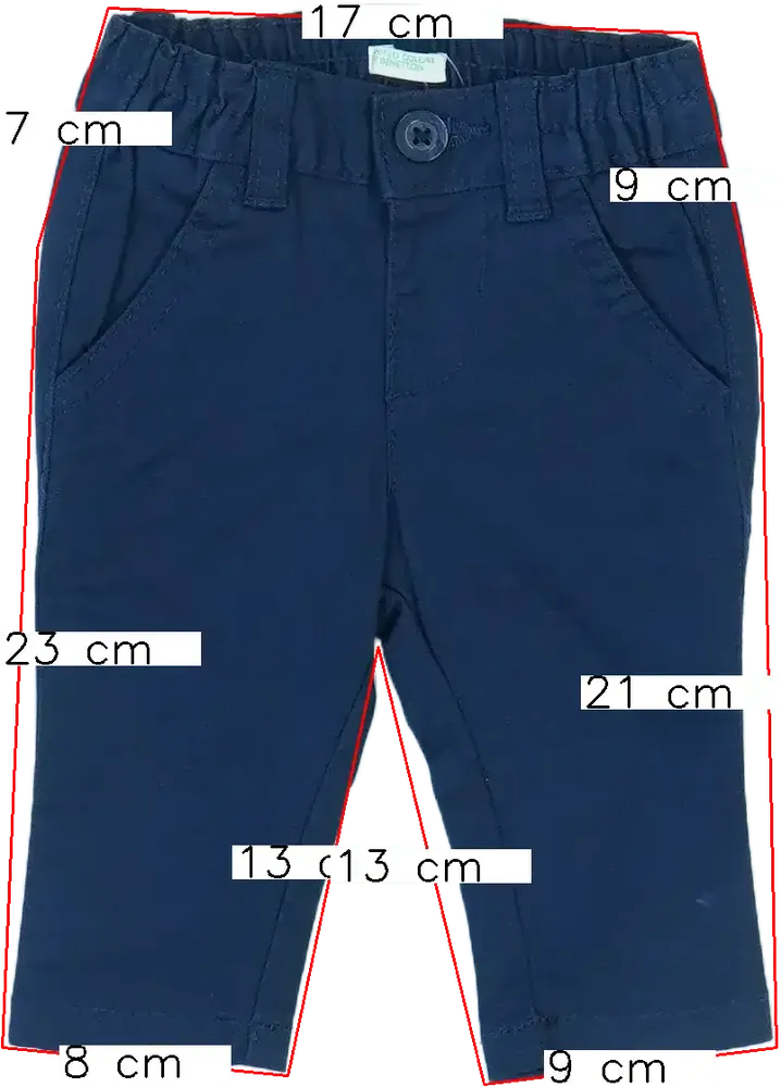 Kék Benetton Hosszúnadrág EU 56 / UK Újszülött / US Újszülött