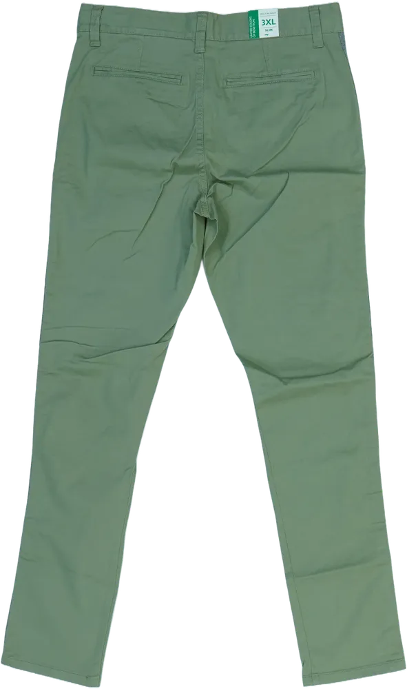 Zöld Benetton Hosszúnadrág EU 164 / UK 14 év / US 14 év/XL