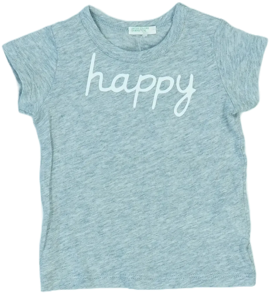 Szürke Benetton Póló EU 62 / UK 0-3 hónap / US 0-3 hónap