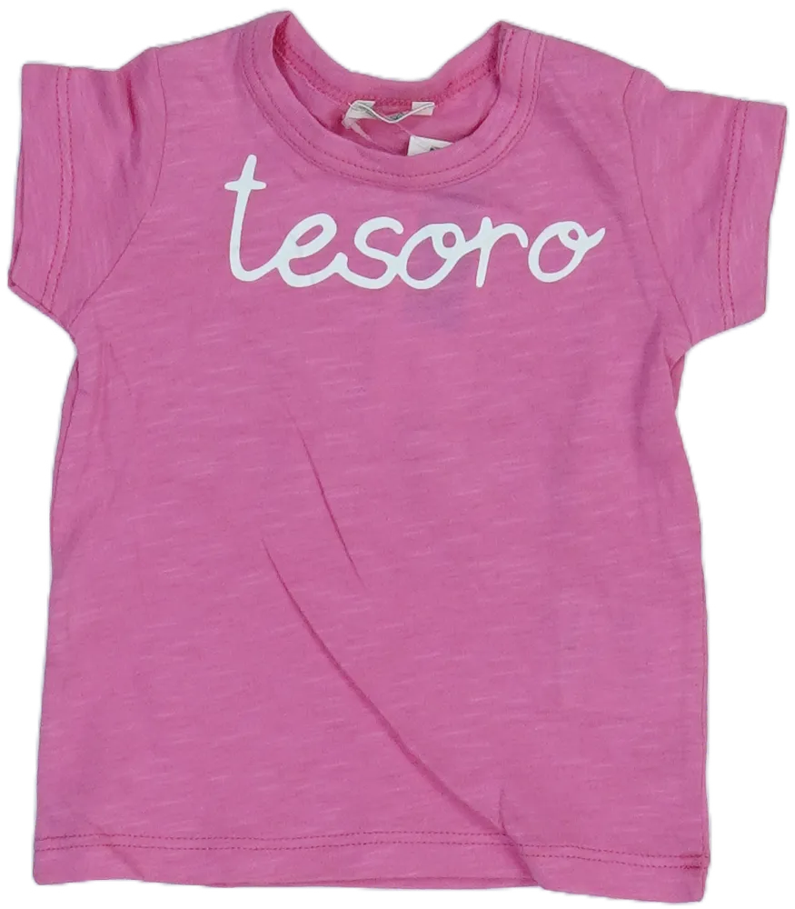 Rózsaszín Benetton Póló EU 56 / UK Újszülött / US Újszülött