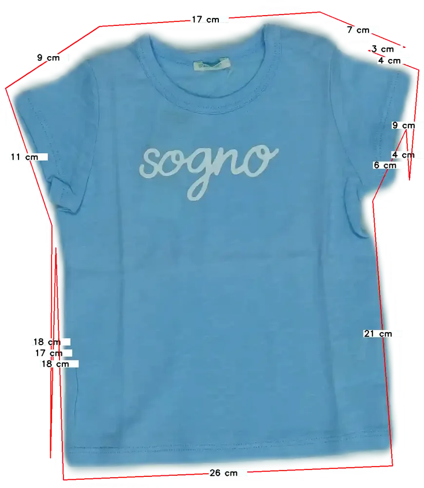 Kék Benetton Póló EU 80 / UK 9-12 hónap / US 12 hónap