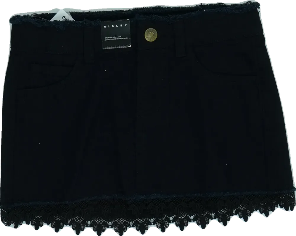 Fekete Sisley Szoknya EU 122 / UK 7 év / US 7 év/M