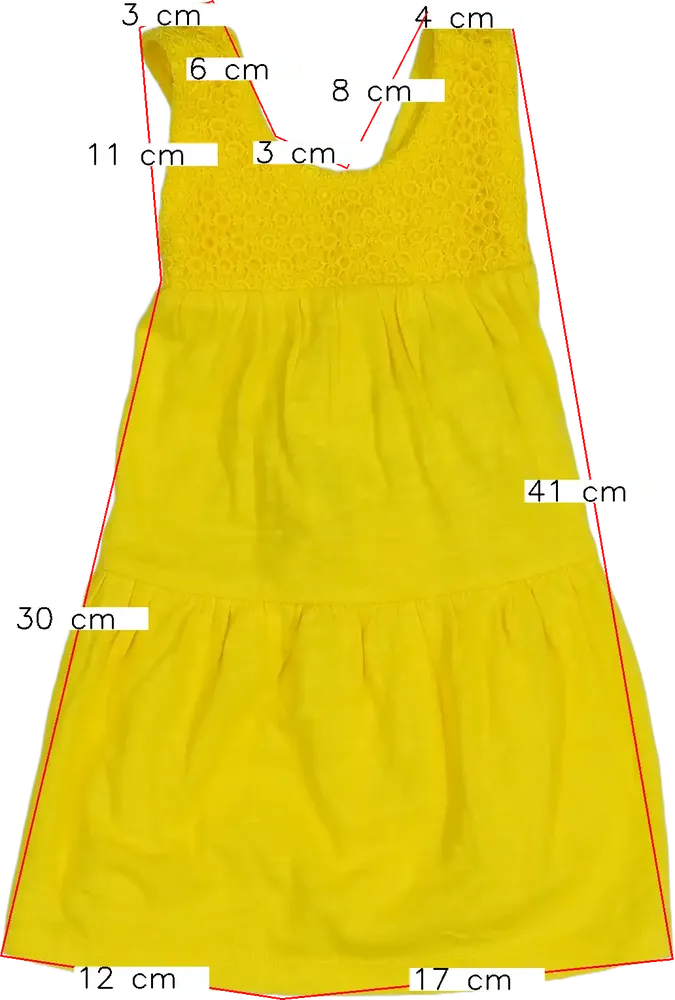 Sárga Benetton Ruha EU 74 / UK 6-9 hónap / US 6-9 hónap