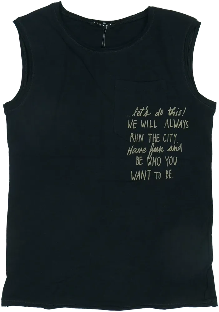 Fekete Sisley Fiú / Férfi atléta EU 152 / UK 12 év / US 12 év/L