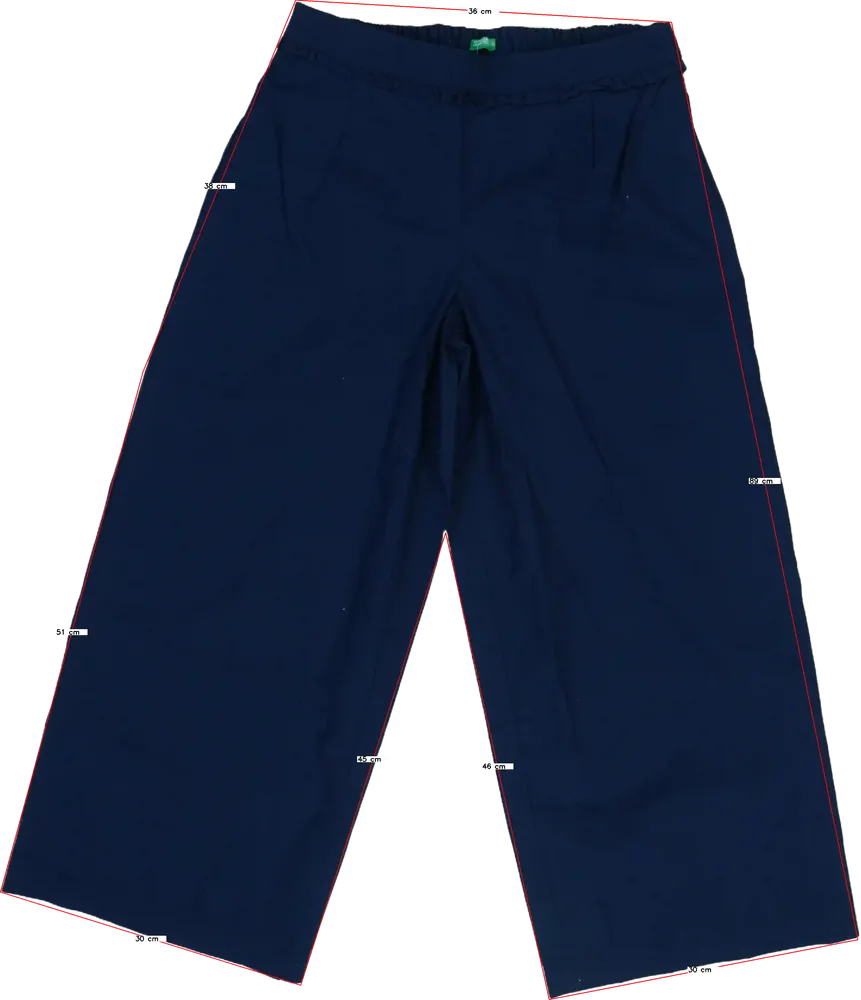 Kék Benetton Halásznadrág EU 164 / UK 14 év / US 14 év/XL
