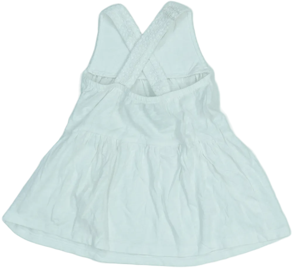 Fehér Benetton Ruha EU 80 / UK 9-12 hónap / US 12 hónap